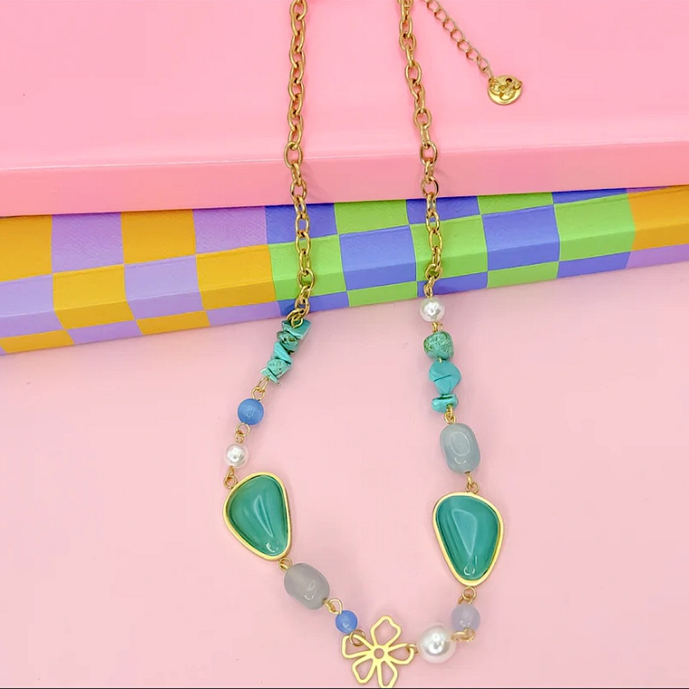 🆕🩵TREASURE JEWELS: Ocean Turquoise Necklace